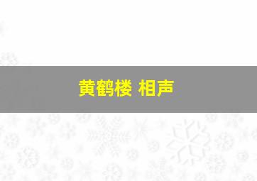 黄鹤楼 相声